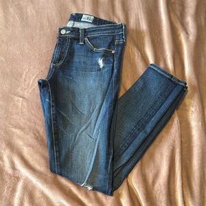 AG distressed skinny jeans (28)